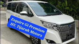 Toyota #Esquire Gi Premium #Hybrid Low mileage. #Model 2018, #import by #তিজারাহ মোটরস, :01733015114