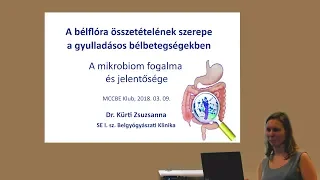 A bélflóra összetételének szerepe a gyulladásos bélbetegségekben – Dr  Kürti Zsuzsanna előadása