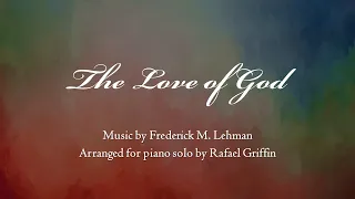 The Love of God - sheet music preview | piano hymn arrangement | sheet music link in description