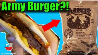 SPICY Cheeseburger MRE? Jalapeno Beef Patty Taste Test | 2015 Menu 19 Military Meal Ready to Eat