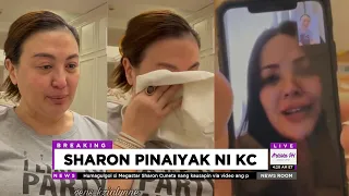 🔴 SHARON PINAIYAK NI KC