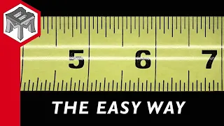 How to Read a Tape Measure - REALLY EASY