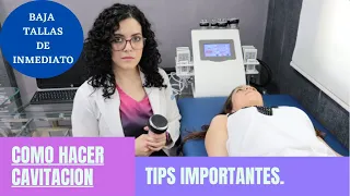 Como hacer cavitacion TIPS