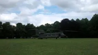 A Chinook starting up