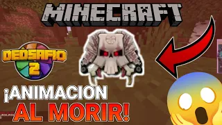 ANIMACION de MUERTE del DEDSAFIO 2 addon para MINECRAFT pe/be | Halan