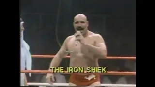 Iron Sheik in action   Championship Wrestling Dec 24th, 1983