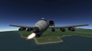 Kerbal Space Program - A-10 Warthog with stock GAU-8 gun