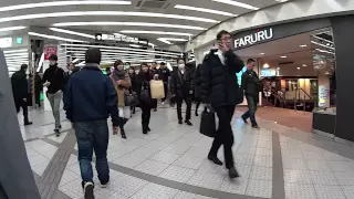 Underground Rush Hour Madness In Osaka Japan