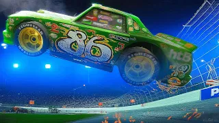 Chick Hicks Big Crash | Deleted Scene | Pixar Cars 3