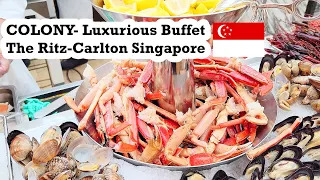 4K COLONY - Luxurious Singapore 🇸🇬 Buffet Lunch at The Ritz-Carlton Millenia Singapore