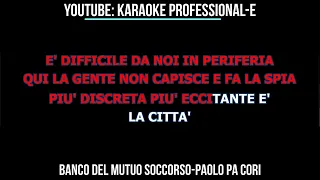 BANCO DEL MUTUO SOCCORSO PAOLO PA CON CORI BASE KARAOKE BELLISSIMA