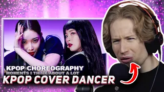 HONEST REACTION to choreography moments in kpop that i think about a lot