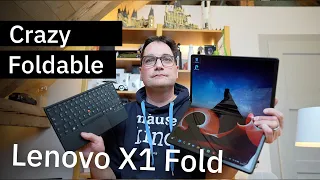 Crazy Laptop mit faltbarem OLED Screen: Lenovo Thinkpad X1 Fold ausprobiert