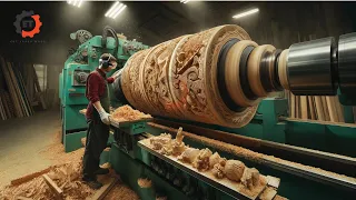 Satisfying moments Wood Lathe, Wood Engraving Machine, CNC Lathe &  Wood Saw Amazing