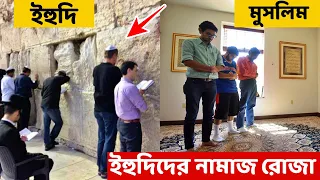 ইহুদিরাও যেভাবে মুসলমানের মত নামাজ রোজা রাখে । ইহুদি ও মুসলিম ধর্মের মধ্যে কিছু সাদৃশ্য