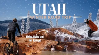 🏜️ Utah Road Trip Vlog | Biking in Moab, Skiing Salt Lake City, & Utah Desert Hot Springs