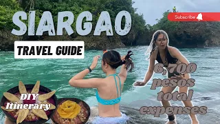 4D3N SIARGAO Tipid Tips - DIY Itinerary and total Expenses