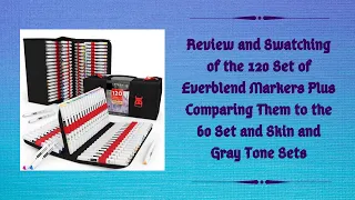 Swatching and Review of the 120 Set of Arteza Everblend Markers