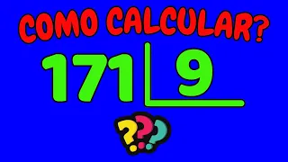 COMO CALCULAR 171 DIVIDIDO POR 9?| Dividir 171 por 9