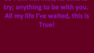 Ryan Cabrera - True Lyric Video - W/rare footage!