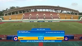 AFC U16 Qualifiers 2020 Group J : JAPAN 2-2 MALAYSIA