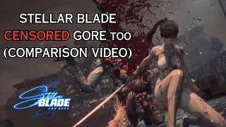 Stellar Blade CENSORED Gore Too! (Demo vs Patched Version) #FreeStellarBlade