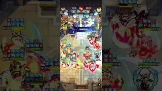 马赛克英雄｜Pixel Heroes: Tales of Emond cn server showcase - beating a guy with higher power than me