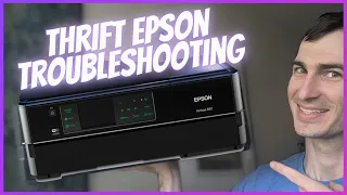 Wifi Setup and Troubleshooting the Thrifted Epson Artisan 837 Inkjet Printer