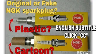 NGK Spark plugs, Tips para malaman kung fake or Original, Usapang Sparkplug, original vs fake.