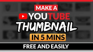 HOW TO MAKE AN EYE-CATCHY YOUTUBE THUMBNAIL FOR FREE IN 5 MINS - quick & easy!!!