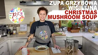 Polish Christmas mushroom soup - cooking Polish recipes