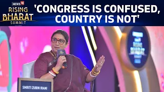 Smriti Irani | Union Minister Smriti Irani's Attack On Congress | News18 Rising Bharat 2024 | N18V