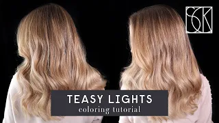 THIS IS NOT A BALAYAGE! TEASY-LIGHTS TUTORIAL by SCK