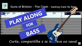 Guns of Brixton - The Clash - backing track No Bass