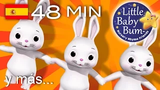 Los conejitos dormilones | Y muchas más canciones infantiles | ¡LittleBabyBum!