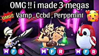 My Journey Of Making Mega Vampire Dragon,Mega Ccbd & Mega peppermint Penguin!!!+GIVEAWAY🤩🥳 #adoptme