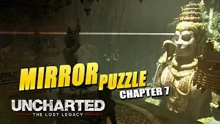 Uncharted: The Lost Legacy - Shiva Mirror Puzzle in Chapter 7 (Mirror Room Puzzle)