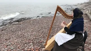 The Water is Wide (O Waly, Waly) - Stephanie Claussen, Celtic harp