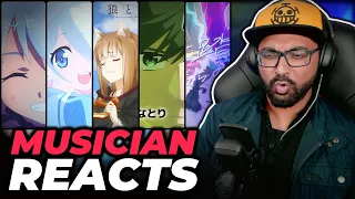 First Time Reacting to NEW Anime Openings Spring 2024 | Musician Reacts!