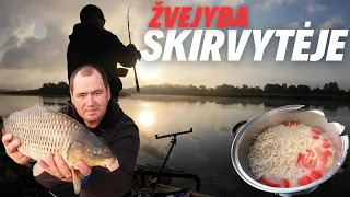 Žvejyba Skirvytėje, vėl para prie vandens