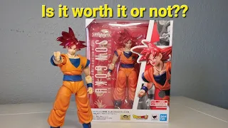 S.H.Figuarts NEW Goku SSJ God Figure                         Review/Comparison!!!!