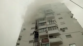 В Севастополе произошел пожар в многоэтажном доме