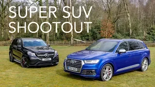 Mercedes-AMG GLE 63 vs Audi SQ7 Super SUVs w/ Tiff Needell