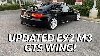 Installing New M3 GTS Wing Stands! - E92 M3