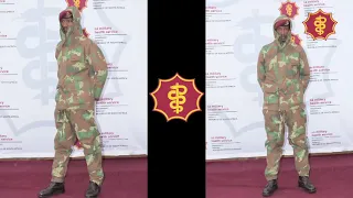 Military Health Support Formation presents South African Military Health Service (SAMHS) uniform.