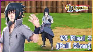 Sasuke Final Showdown (ReKit) VS Final 4 Room (Full Clear) | Naruto X Boruto Ninja Voltage