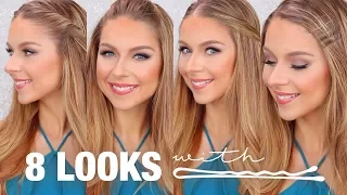 8 HAIRSTYLES USING BOBBY PINS TUTORIAL