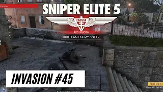 Sniper Elite 5 - Axis Invasion 45th Win - Mission 1 The Atlantic Wall in 4k