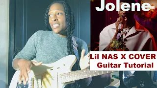 Lil Nas X | JOLENE BBC GUITAR TUTORIAL 🎸NO CAPO🎸