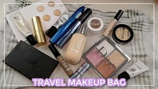 TRAVEL MAKEUP BAG // Makeup & beauty bits I pack for a short work trip